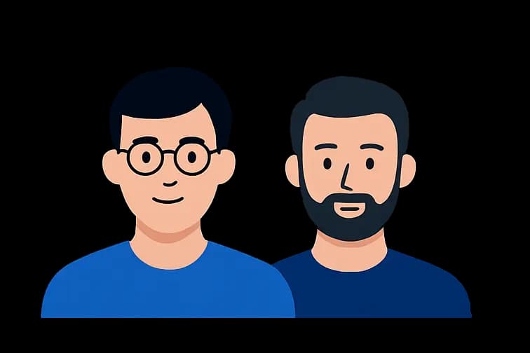 Avatars representing the founders